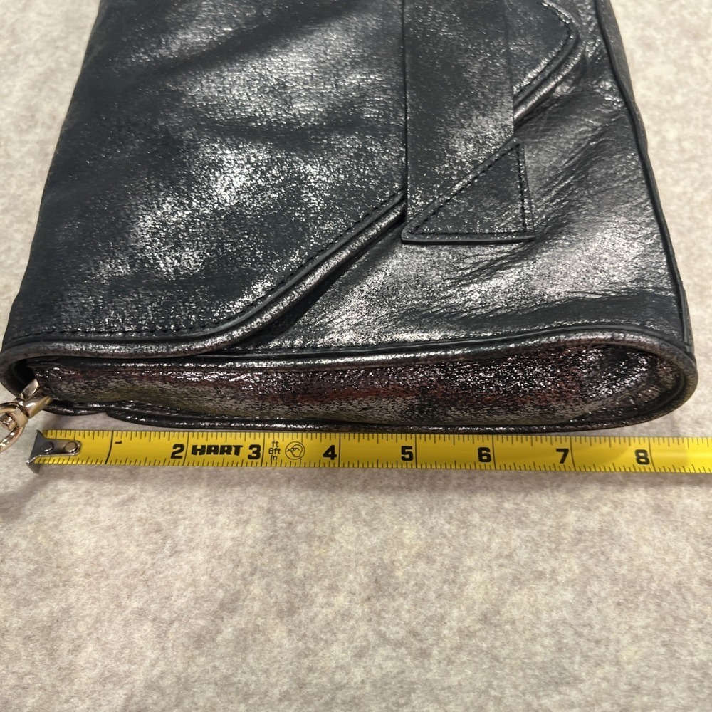 Botkier Calie Crossbody Clutch Medium Bag Gun Metal NWT Stunning Modern - Picture 13 of 16